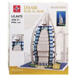 Конструктор LX A475 Dhabi Burj Al Arab, 2280 элементов Конструктор LX A475 Dhabi Burj Al Arab, 2280 элементов