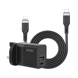 Сетевое зарядное устройство Wiwu 30W, Черный