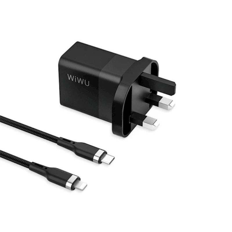 Сетевое зарядное устройство Wiwu 30W, Черный