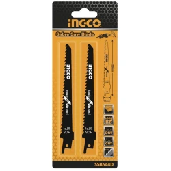 Набор полотен для сабельной пилы Ingco SSB644D, 2 шт Набор полотен для сабельной пилы Ingco SSB644D, 2 шт