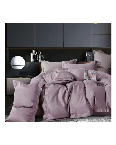 Yataq dəsti Maison Dor homestore_vm646, yorğan üzü 200x220 sm, mələfə 240x260 sm, yastıq üzü (2 əd) 50x70 sm, ikinəfərlik, satin, bənövşəyi