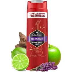 Kişilər üçün 3-1-də gel-şampun Old Spice Rockstar 400 ml