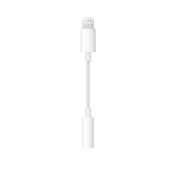 Адаптер Apple Lightning, выход 3.5 мм для наушников