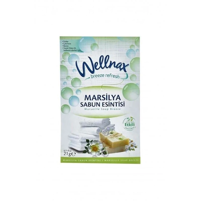 Hava təravətləndiricisi Wellnax Marseille Soap Breeze, 21 q