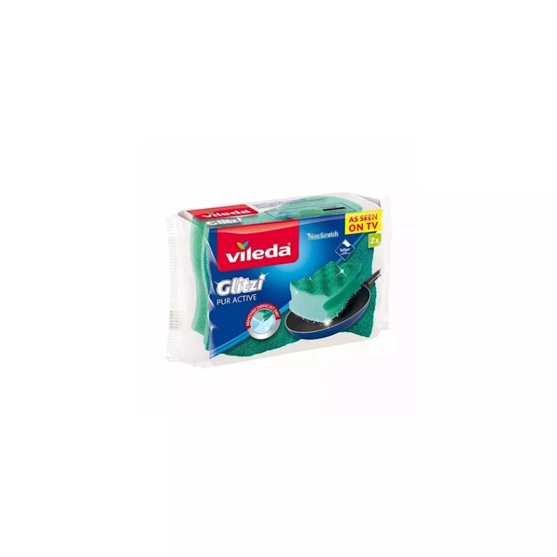 Набор губок Vileda Glitzi Pur Active, 2 шт Набор губок Vileda Glitzi Pur Active, 2 шт