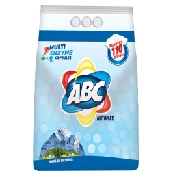 Стиральный порошок ABC Automat Mountain Freshness Bag, для любого белья, автомат, без отдушки, 3 кг