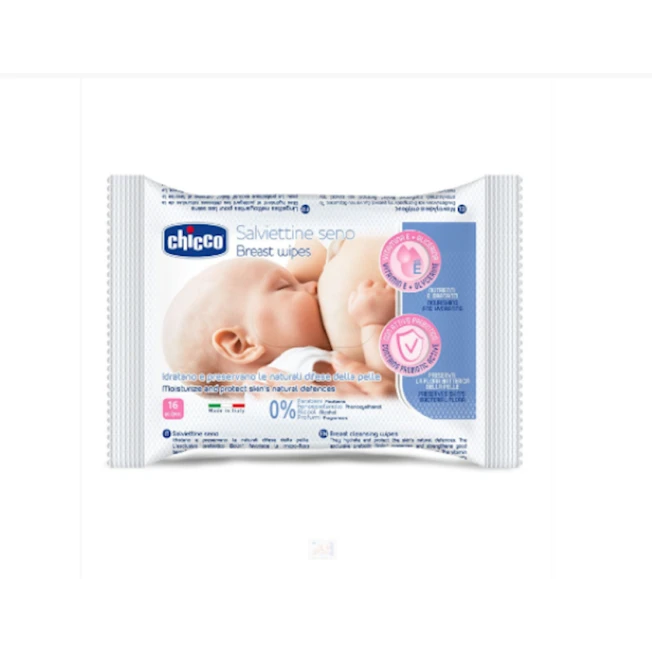 Салфетки Chicco Breast Wipes 8058664080700, 16 шт