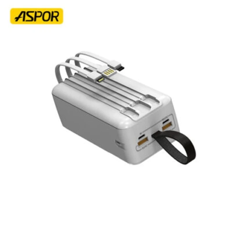 Внешний аккумулятор Aspor A318 22.5 Вт 40000 mAh Внешний аккумулятор Aspor A318 22.5 Вт 40000 mAh