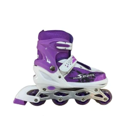 Роликовые коньки FZ 690CL, размер 39-42, фиолетовые