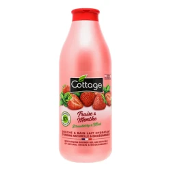 Гель-молочко для душа Cottage Sweet Strawberry & Mint, 750 мл