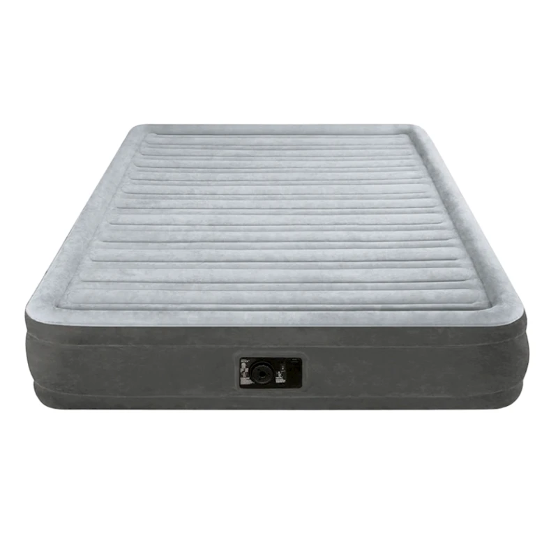 Кровать надувная Intex 64498, серая, 203x152x33 см Кровать надувная Intex 64498, серая, 203x152x33 см