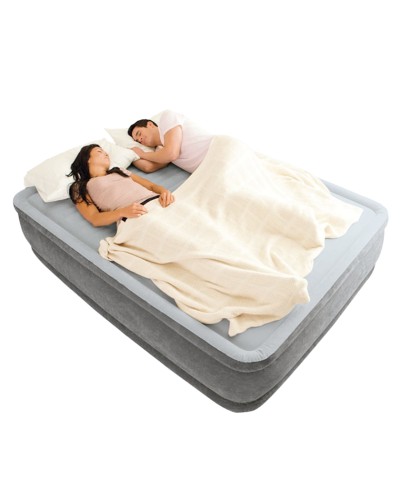 Şişmə çarpayı Intex 64498, boz, 203x152x33 sm