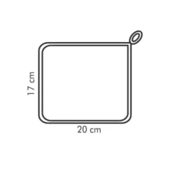Прихватка Tescoma Delicia, хлопок, фиолетовая, 20х17 см