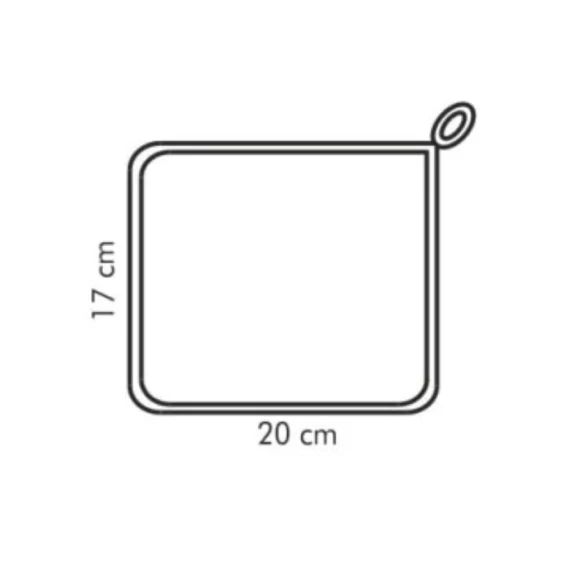Прихватка Tescoma Delicia, хлопок, фиолетовая, 20х17 см