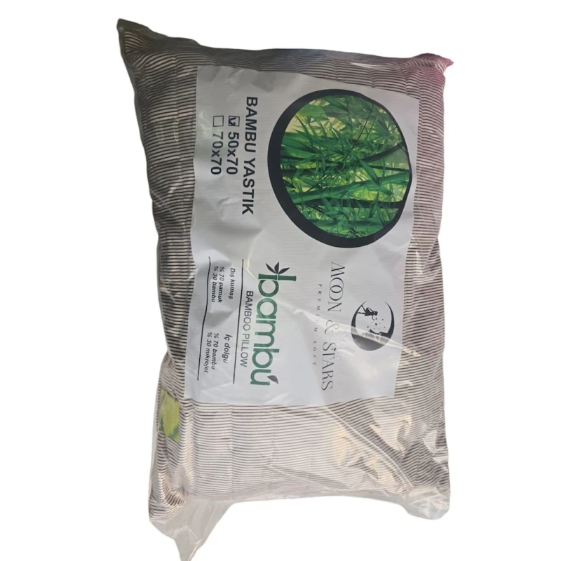 Подушка для сна Moon Star 2110000003410, бамбуковое волокно, 50x70 см Подушка для сна Moon Star 2110000003410, бамбуковое волокно, 50x70 см