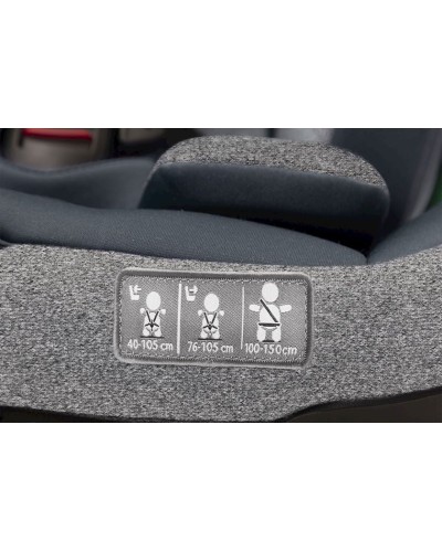 Avtomobil kreslosu Chicco Bi-Seat i-Size Air Graphite, qara/boz