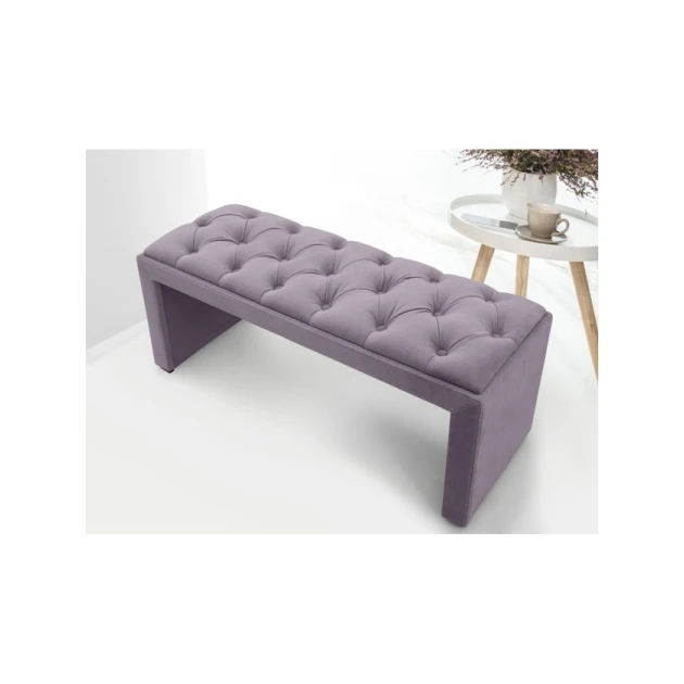 Скамейка 15, ткань, сиреневый, 40x35x80 см Скамейка 15, ткань, сиреневый, 40x35x80 см