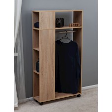 Rəfli asılqan Letta Somona, 146x25х79 sm, LDSP, bej