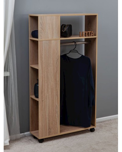Rəfli asılqan Letta Somona, 146x25х79 sm, LDSP, bej