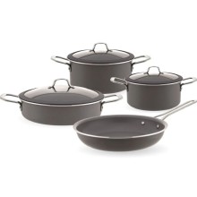 Qab-qacaq dəsti Burner, keramika, qara, 18/22/26 sm, 7 parça