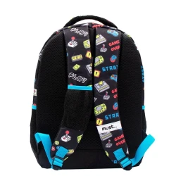 Школьный рюкзак Must 584513 полиэстер, разноцветный, для мальчиков, 32x18x43 см