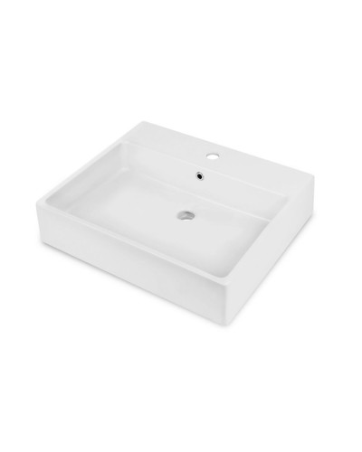 Çanaq Deante Temisto CDT 6U6S, masaaltı/divar, 16.4x50x11.5 sm, keramika, ağ