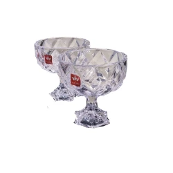 Сахарница Yujing Glass Ware YJP-7081, стекло, прозрачный