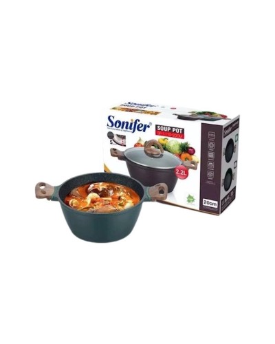 Qazan Sonifer SF-1110-32cm, yaşıl 32 sm 9 l
