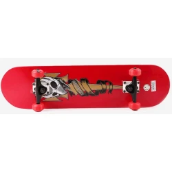 Skeytbord Canada 805, hər kəs üçün, alüminum/ağcaqayın/poliuretan, qırmızı