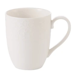 Набор кружек Gipfel Silvia 42927, 340 мл, 2 шт, фарфор, белый