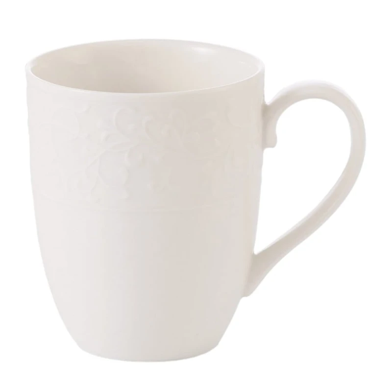 Набор кружек Gipfel Silvia 42927, 340 мл, 2 шт, фарфор, белый Набор кружек Gipfel Silvia 42927, 340 мл, 2 шт, фарфор, белый