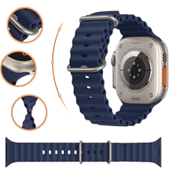 Kəmər Greatcase ağıllı saat üçün Blue 49mm