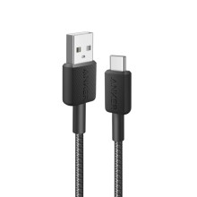 Кабель USB Anker 322 USB-A to USB-C Cable Black - 194644115593