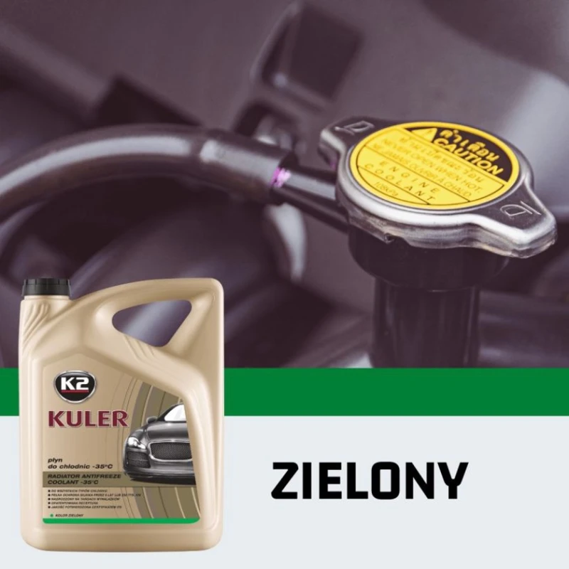 Антифриз зеленый K2 Kuler-35C G11, 5 л Антифриз зеленый K2 Kuler-35C G11, 5 л