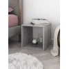 Журнальный столик 3563_StellajBigKubGrey 35x35.5x37.6 см, ЛДСП, серый