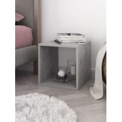 Jurnal masası 3563_StellajBigKubGrey 35x35.5x37.6 sm, LDSP, boz