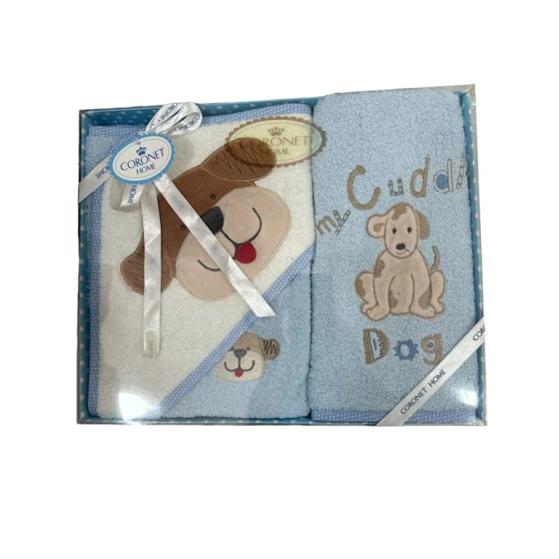 Набор детских полотенец Coronet Home HT_2110000003422, хлопок, голубой Набор детских полотенец Coronet Home HT_2110000003422, хлопок, голубой