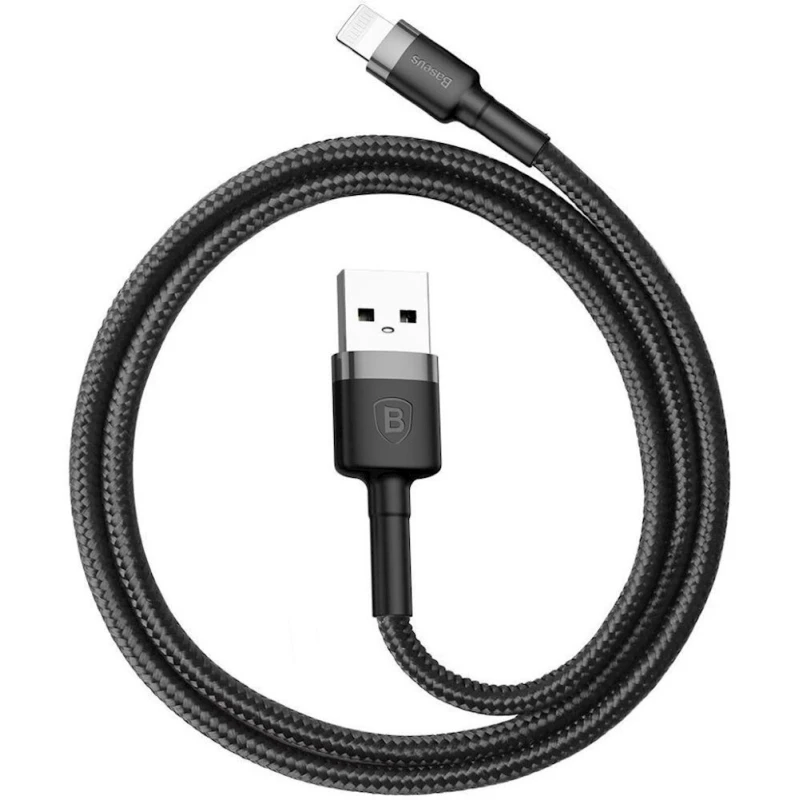 Кабель USB Baseus Сafule Lightning 1.5A 2 м, Серый