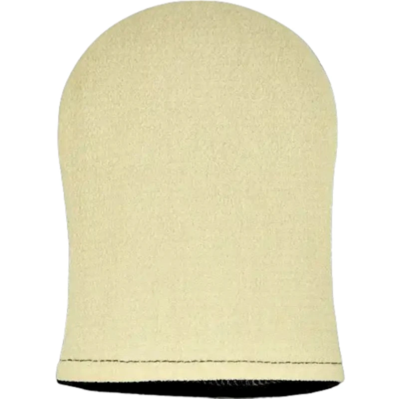 Мочалка-перчатка For Your Beauty, черная/бежевая