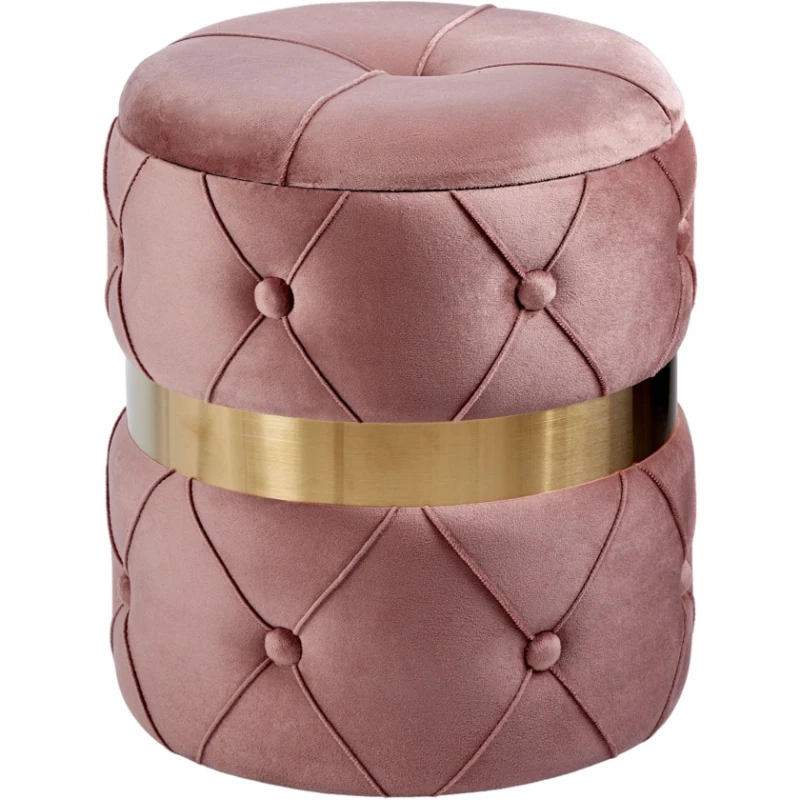 Пуфик 36, ткань, розовый, 40x35x35 см Пуфик 36, ткань, розовый, 40x35x35 см