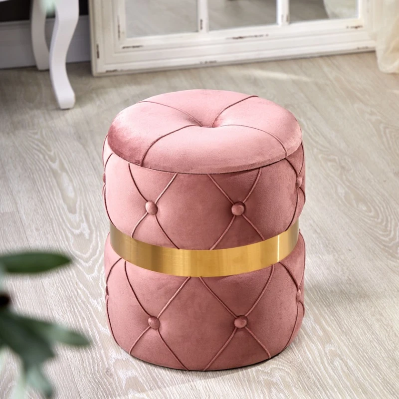 Пуфик 36, ткань, розовый, 40x35x35 см Пуфик 36, ткань, розовый, 40x35x35 см