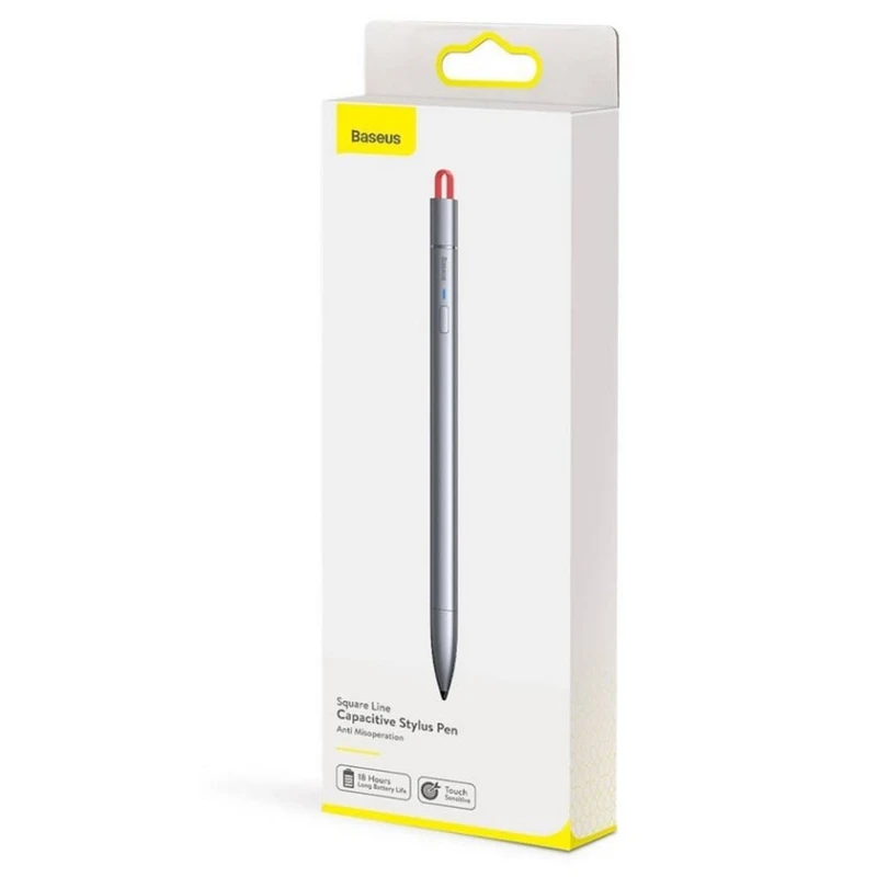 Стилус Baseus Square Line Capacitive Stylus Pen ACSXB-A0G, Серебро