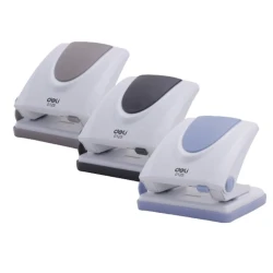 Дырокол Deli 0125, металл, 20 листов, товар в ассортименте