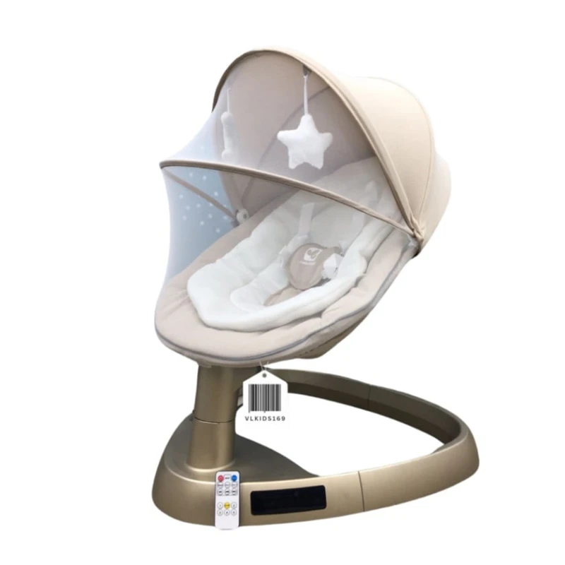 Кресло-качалка Cool Baby VL-KIDS-169, бежевая