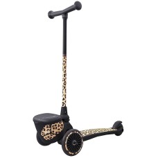 Samokat Scoot&Ride, qara/qəhvəyi, 58x26x62.5 sm