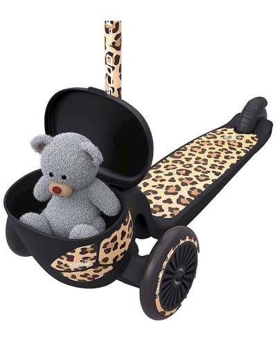 Samokat Scoot&Ride, qara/qəhvəyi, 58x26x62.5 sm
