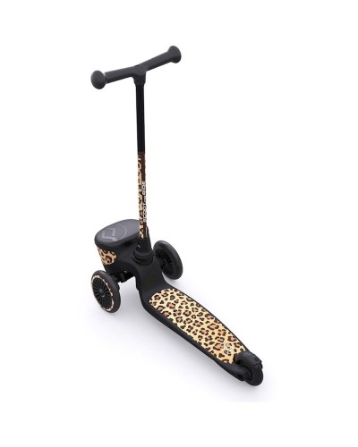 Samokat Scoot&Ride, qara/qəhvəyi, 58x26x62.5 sm
