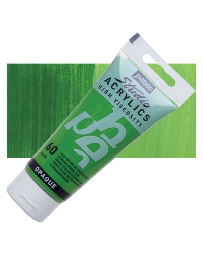 Akril boya Pebeo Studio Acrylics 60 Təqlid Xrom oksidləri Yaşıl 100 ml