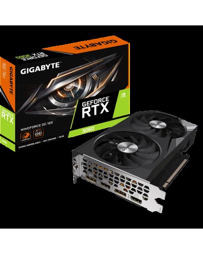 Video kartı Gigabyte GeForce RTX 3060 Windforce OC 12 GB (GV-N3060WF2OC-12GD)