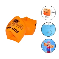 Üzmək üçün qolçaqlar Roll-ups 1418, narıncı